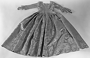 Wedding dress, silk, American